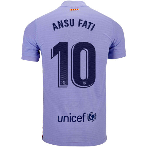 2021/22 Nike Ansu Fati Barcelona Away Match Jersey