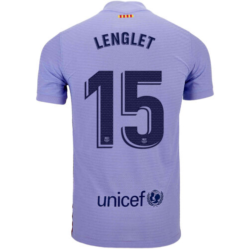 2021/22 Nike Clement Lenglet Barcelona Away Match Jersey