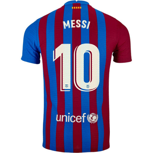 2021/22 Nike Lionel Messi Barcelona Home Match Jersey
