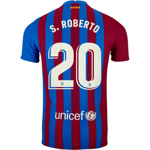 2021/22 Nike Sergi Roberto Barcelona Home Match Jersey