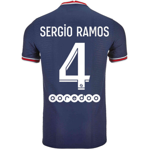 2021/22 Nike Sergio Ramos PSG Home Match Jersey