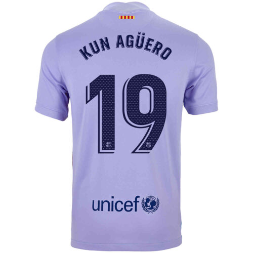 2021/22 Nike Sergio Aguero Barcelona Away Jersey