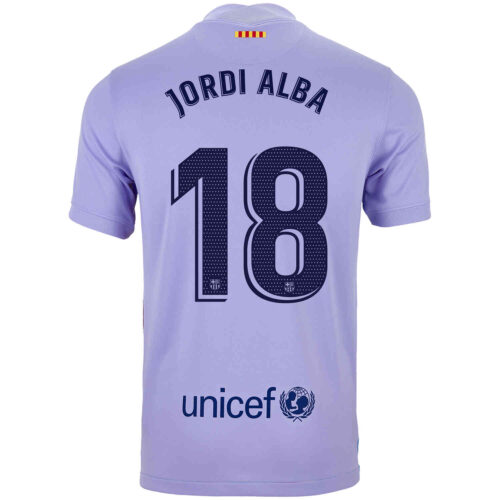2021/22 Nike Jordi Alba Barcelona Away Jersey