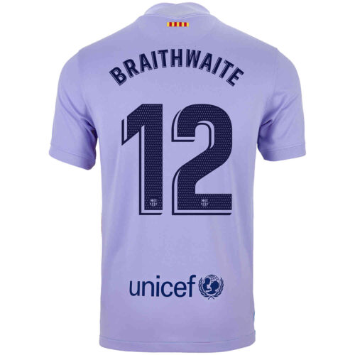 2021/22 Nike Martin Braithwaite Barcelona Away Jersey