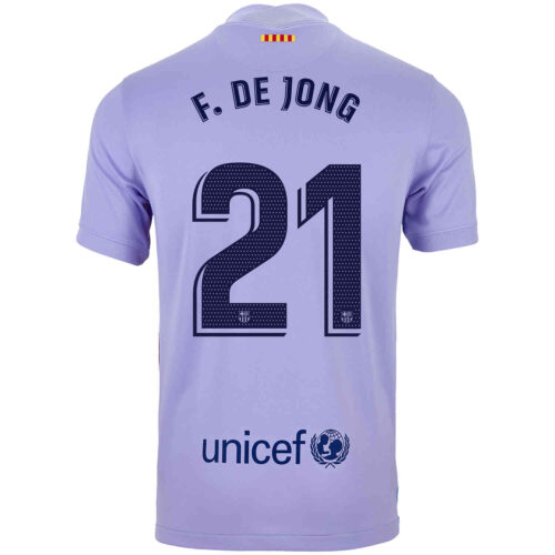 2021/22 Nike Frenkie De Jong Barcelona Away Jersey