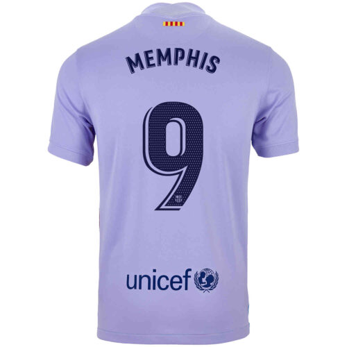 2021/22 Nike Memphis Depay Barcelona Away Jersey