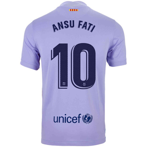 2021/22 Nike Ansu Fati Barcelona Away Jersey