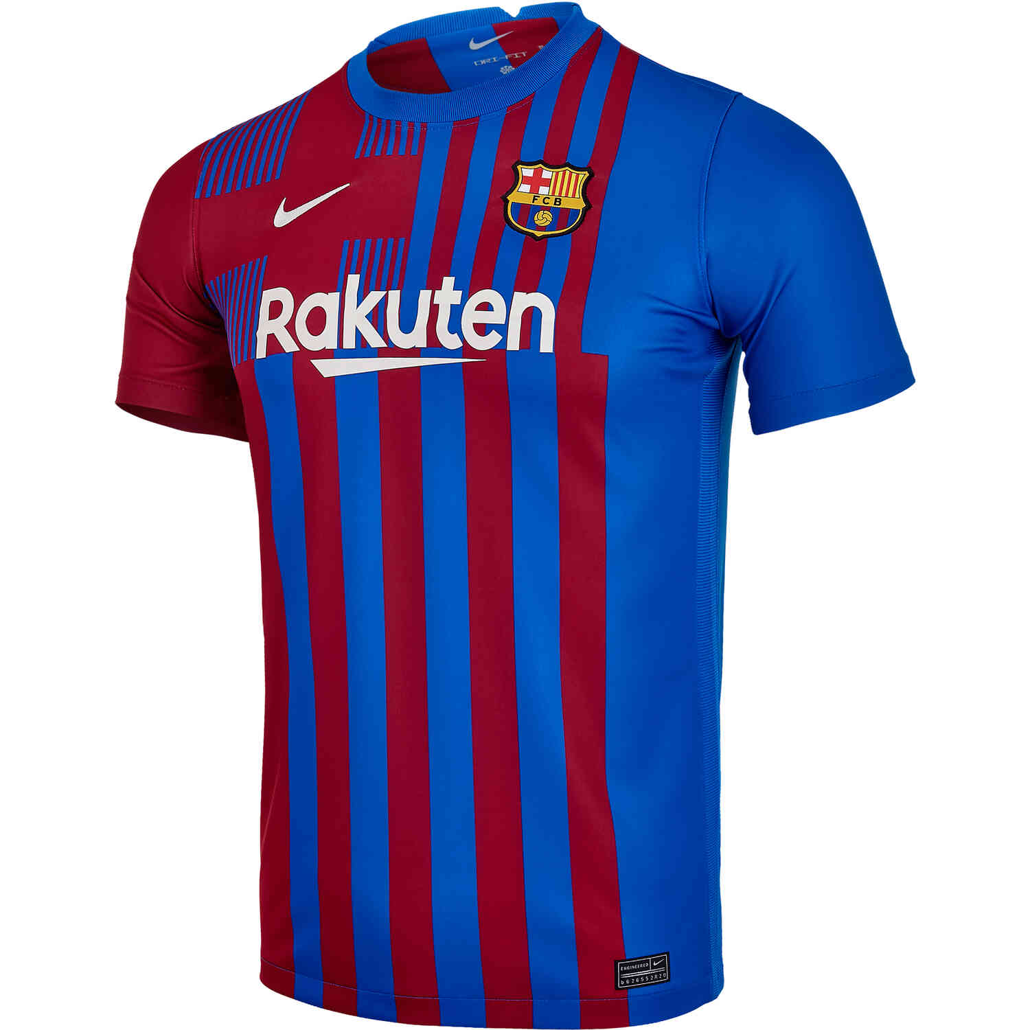 شامبو شعر الدهني Men 2021-2022 Club Barcelona home red 11 Nike Soccer Jerseys مشاعر الذهبي
