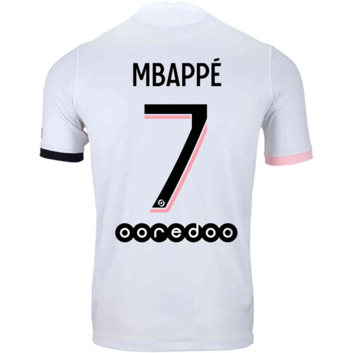 2021/22 Nike Kylian Mbappe PSG Away Jersey
