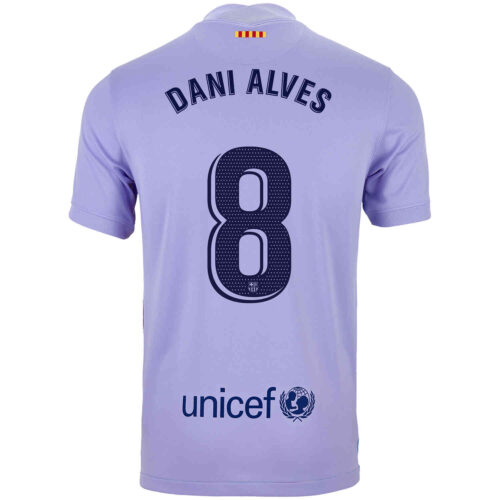 2021/22 Kids Nike Dani Alves Barcelona Away Jersey