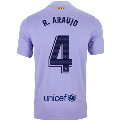 2021/22 Kids Nike Ronald Araujo Barcelona Away Jersey