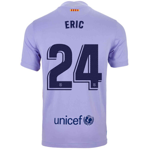 2021/22 Kids Nike Eric Garcia Barcelona Away Jersey