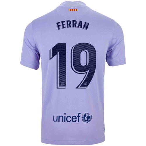 2021/22 Kids Nike Ferran Torres Barcelona Away Jersey
