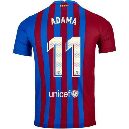 2021/22 Kids Nike Adama Traore Barcelona Home Jersey