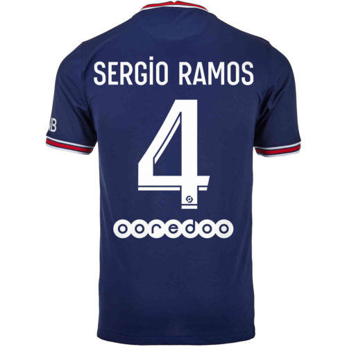 2021/22 Kids Nike Sergio Ramos PSG Home Jersey