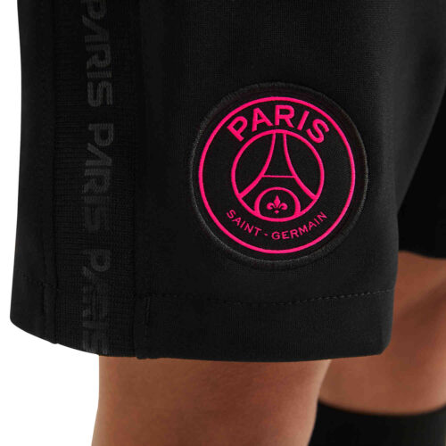 Kids Nike PSG 4th Shorts – Black/Hyper Pink
