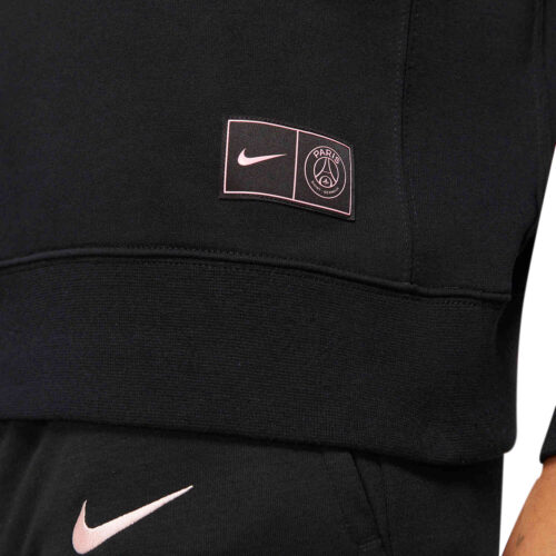 Nike PSG NSW Club Lifestyle Crew – Black/Black/Arctic Punch