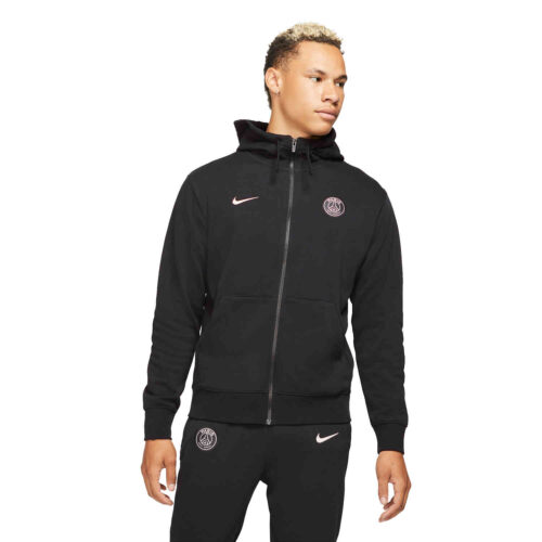 Nike PSG NSW Full-zip Lifestyle Hoodie – Black/Arctic Punch
