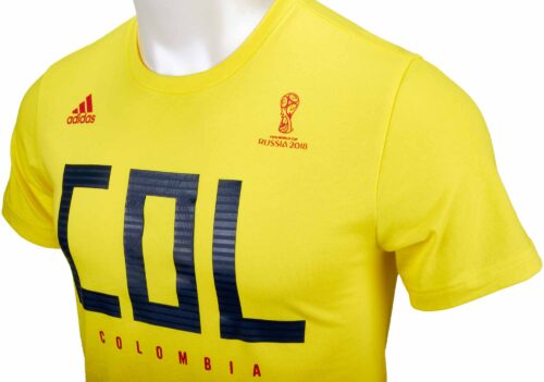 adidas Colombia Tee – Bright Yellow