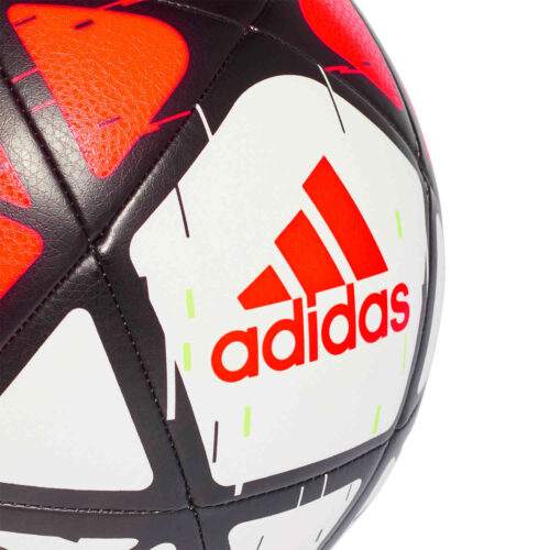 adidas Glider Soccer Ball – White/Solar Red