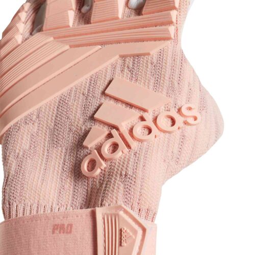 adidas Predator Pro Goalkeeper Gloves – Clear Orange/Trace Pink