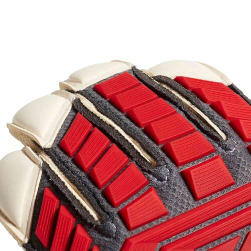 adidas Predator Fingertip Goalkeeper Gloves – Black/Red