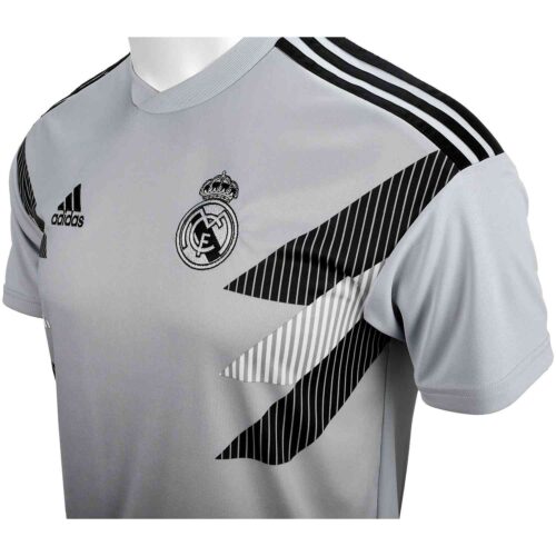 adidas Real Madrid Home Pre Match Jersey – Stone/Black