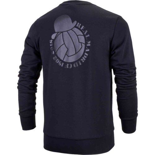 adidas Real Madrid Graphic Sweat Top – Black