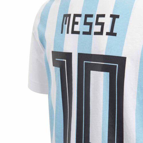 adidas Messi Tee – Youth – White