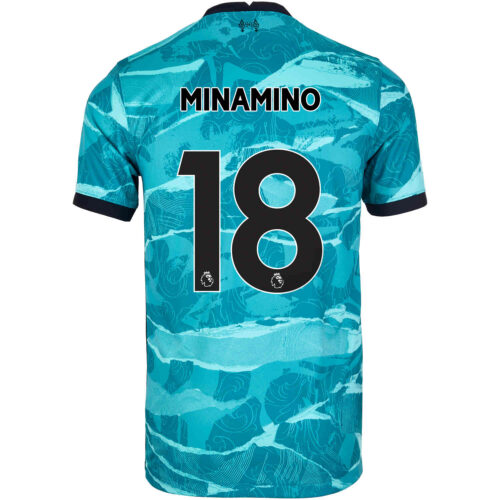 2020/21 Kids Nike Takumi Minamino Liverpool Away Jersey