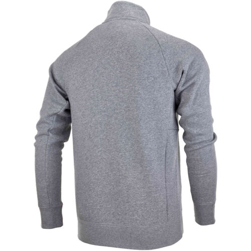 Nike Liverpool Everett Mock 1/2 zip Sweatshirt – Dk Grey Heather