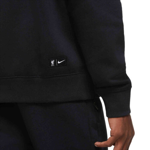 Nike Liverpool Pullover Hoodie – Black/White