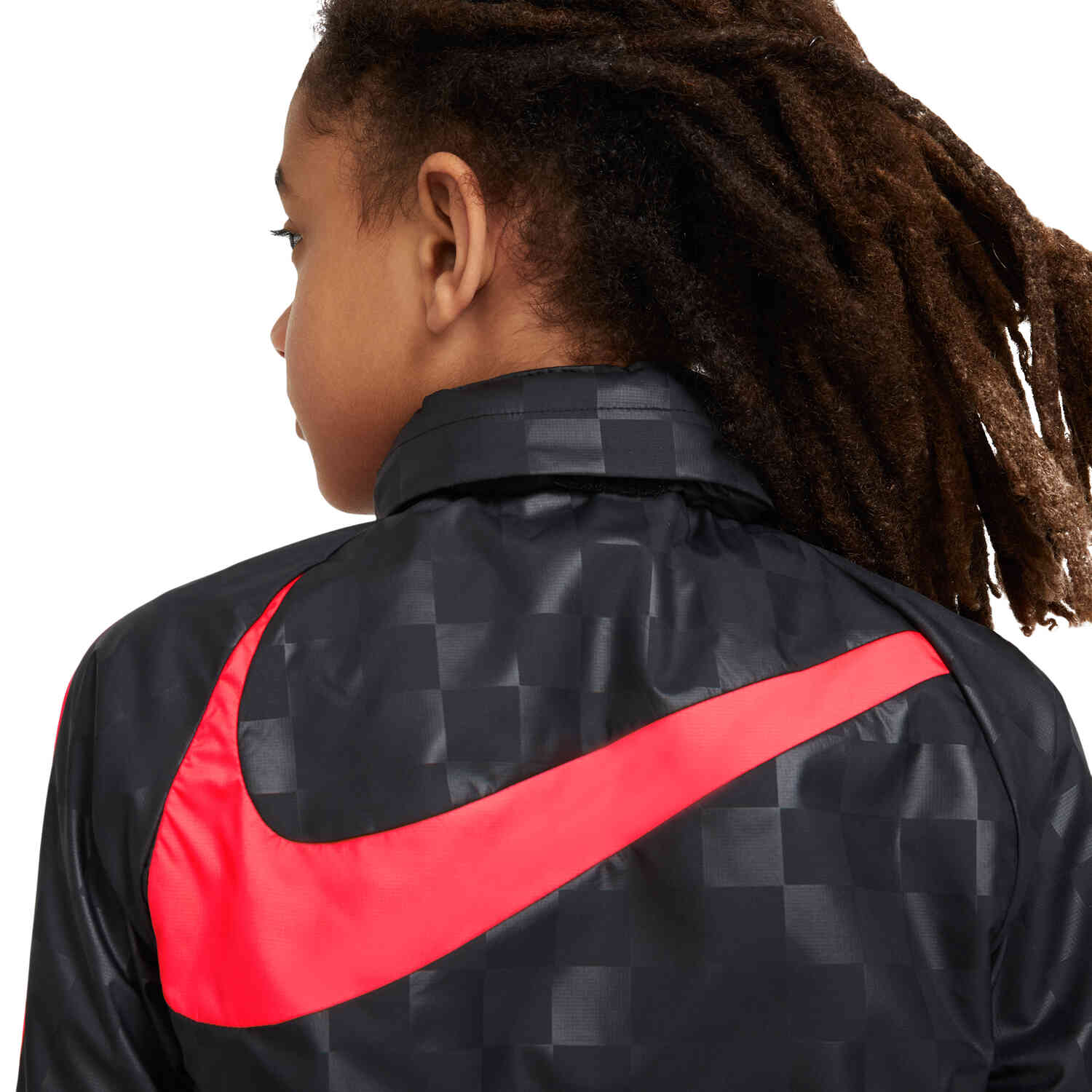 Kids Nike Liverpool AWF LTE Jacket Dark Grey Black Laser Crimson