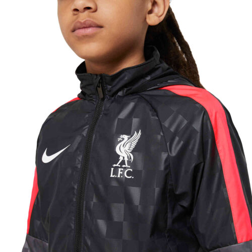 Kids Nike Liverpool AWF LTE Jacket – Dark Grey/Black/Laser Crimson/White