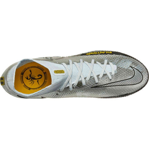 Nike Phantom GT DF Elite FG – Pure Platinum & Metallic Silver with Black