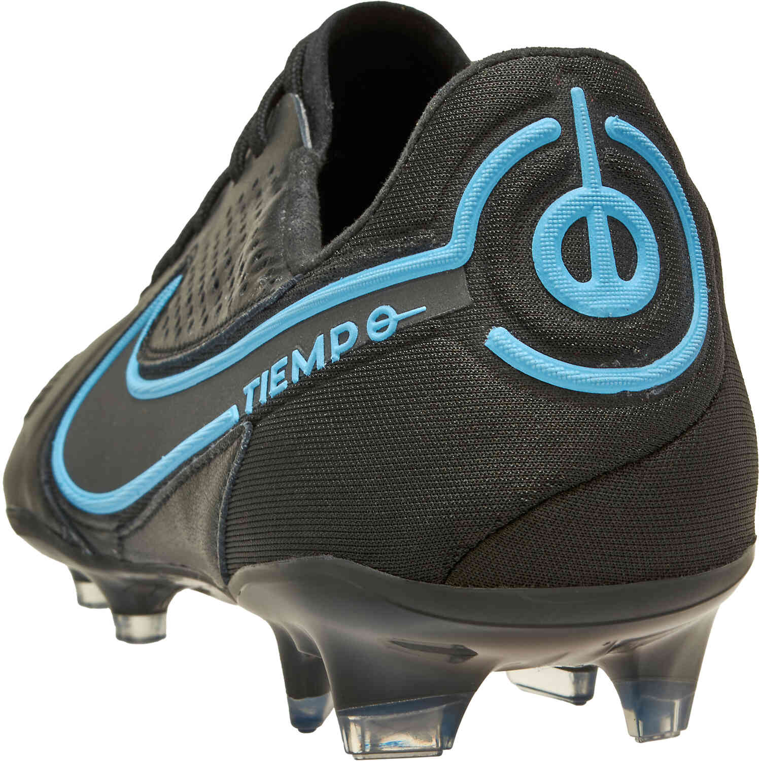 Black and deals blue nike tiempo