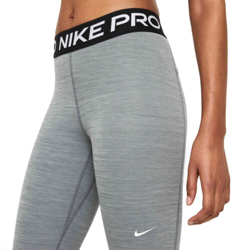 Womens Nike Pro 365 Tights – Smoke Grey/Htr/Black/White