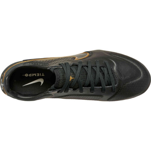 Nike Tiempo Legend 9 Pro FG – Black & Metallic Dark Grey with Metallic Gold
