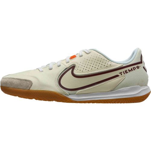 Nike Tiempo Legend 9 Academy IC – Sail & Dark Beetroot with Gum Light Brown