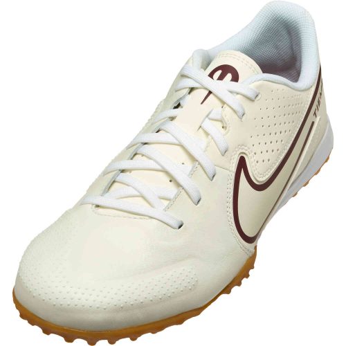 Nike Tiempo Legend 9 Academy TF – Sail & Dark Beetroot with Gum Light Brown