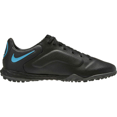 Nike Tiempo Legend 9 Pro TF – Black & Iron Grey with University Blue