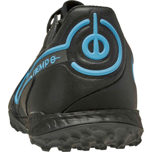 Nike Tiempo Legend 9 Pro TF – Black & Iron Grey with University Blue