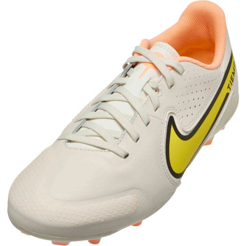 Kids Nike Tiempo Legend 9 Academy FG – Phantom & Yellow Strike with Sunset Glow