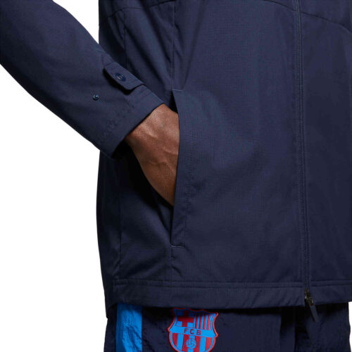 Nike Barcelona AWF Lifestyle Jacket – Obsidian/Obsidian/Irridescent