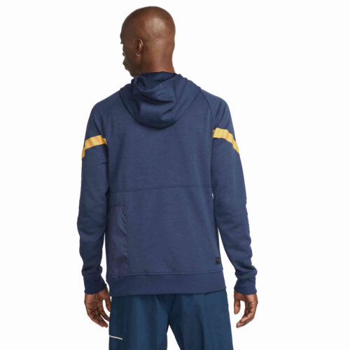 Nike Chelsea Half-zip Travel Hoodie – Blackened Blue/Jersey Gold