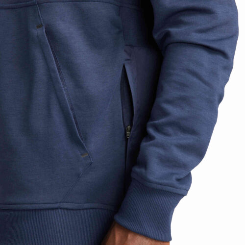 Nike Chelsea Half-zip Travel Hoodie – Blackened Blue/Jersey Gold