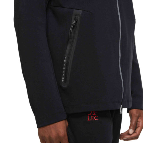 Nike Liverpool Tech Pack Full-zip Hoodie – Black/Smoke Grey/Gym Red