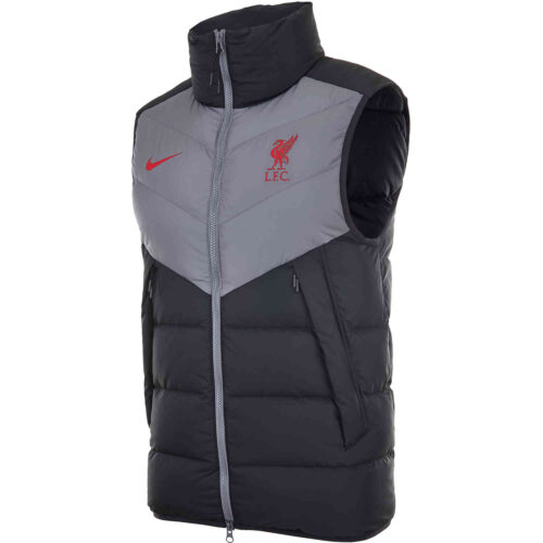 Nike Liverpool Down Fill Vest – Black/Smoke Grey/Gym Red