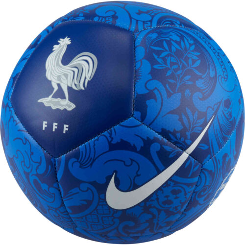 Nike France Pitch Soccer Ball – Hyper Cobalt & Deep Royal Blue with White