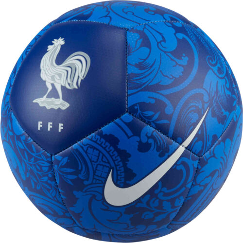 Nike France Pitch Soccer Ball – Hyper Cobalt & Deep Royal Blue with White